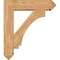 Ekena Millwork Imperial Arts and Crafts Smooth Bracket w/ Offset Brace, Western Red Cedar, 7 1/2"W x 30"D x 34"H BKT0806X30X34IMP03SWR - alternate 3
